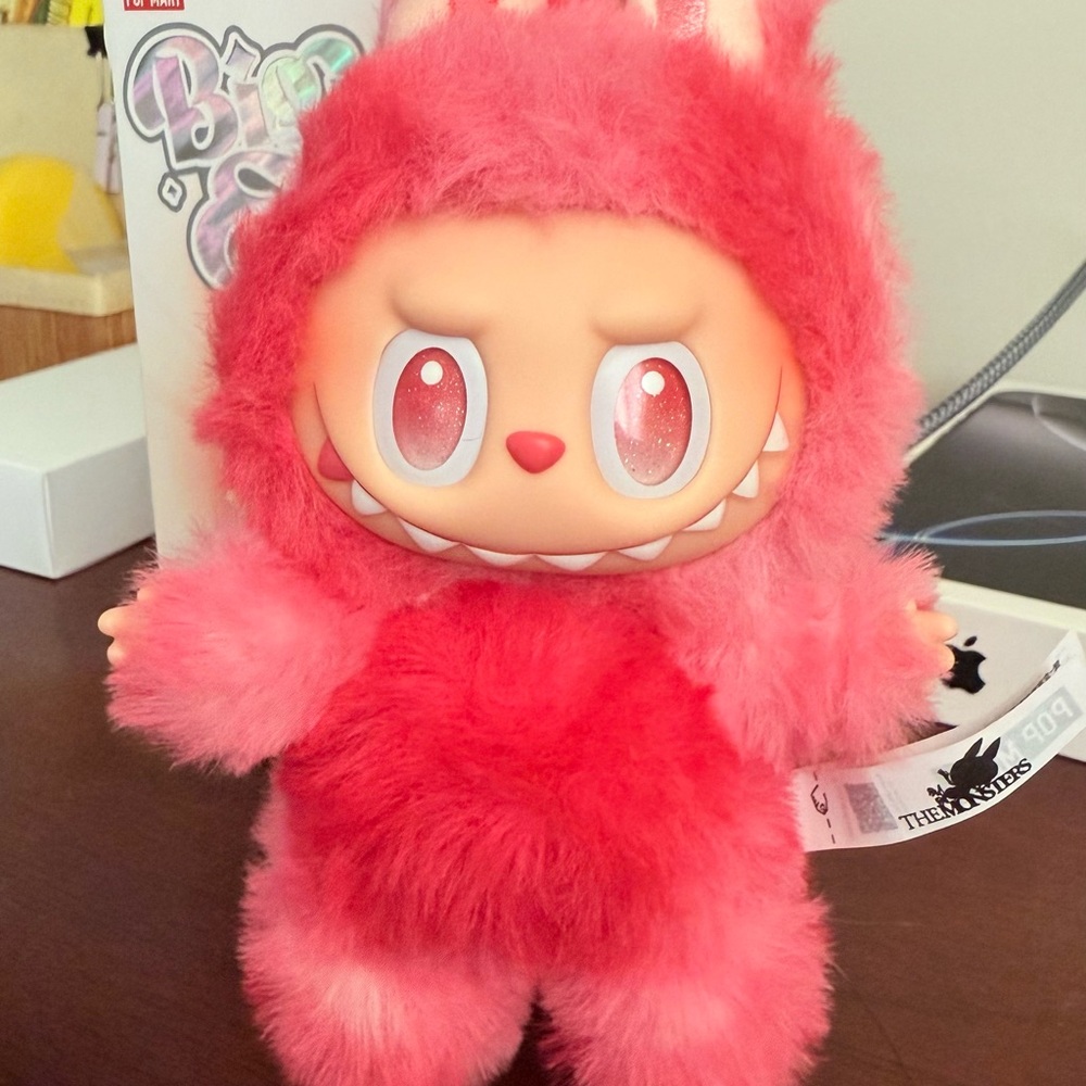 Pop Mart Labubu The Monsters Big into Energy Series Love Vinyl Plush Pendant